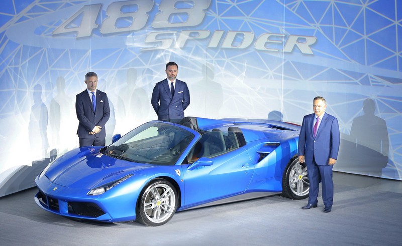 Launching of Ferrari 488 Spider